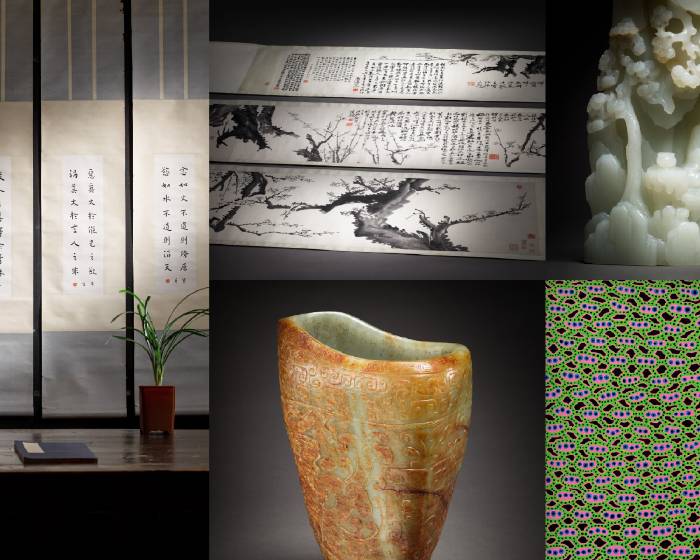 帝圖2025春拍0629盛大登場，出版51本弘一行書《格言聯璧四屏》、及寶宋室舊藏《揚州八怪李方膺墨梅大卷暨鄭板橋金農袁枚長題》重量領銜